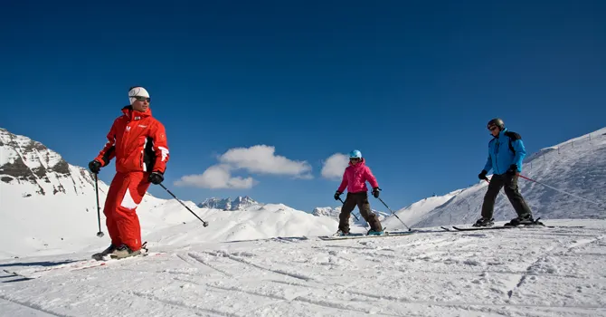 Ski Sport in den Portes-du-Soleil im Winter in Champéry