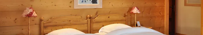 Die Chalet stil Zimmer des Hotels in Champéry