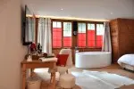 Die Chalet stil Zimmer des Hotels in Champéry