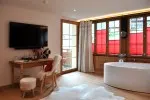 Die Chalet stil Zimmer des Hotels in Champéry