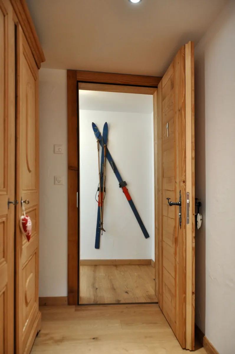 Die Chalet stil Zimmer des Hotels in Champéry