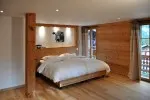 Die Chalet stil Zimmer des Hotels in Champéry