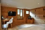 Die Chalet stil Zimmer des Hotels in Champéry