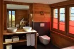 Die Chalet stil Zimmer des Hotels in Champéry
