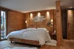 Die Chalet stil Zimmer des Hotels in Champéry
