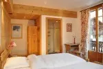 Die Chalet stil Zimmer des Hotels in Champéry