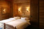 Die Chalet stil Zimmer des Hotels in Champéry