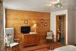 Die Chalet stil Zimmer des Hotels in Champéry