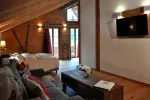 Die Chalet stil Zimmer des Hotels in Champéry
