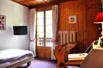 Die Chalet stil Zimmer des Hotels in Champéry
