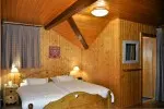Die Chalet stil Zimmer des Hotels in Champéry